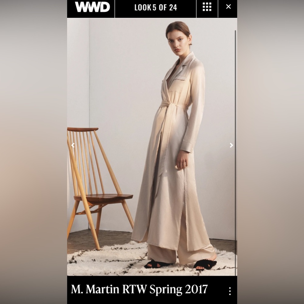 M. Martin Spring Collection Wrap Dress
